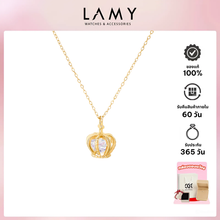 สร้อยคอผู้หญิง LAMY รุ่น Elegant Crown Necklace สีทอง รหัส 6445