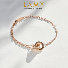กำไลข้อมือผู้หญิง LAMY Sweet Love Unity Bracelet สีโรสโกลด์ รุ่น 2005