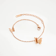 กำไลข้อมือผู้หญิง LAMY Pave Butterfly Unity Bracelet สีโรสโกลด์ รุ่น 2015