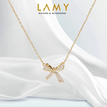 สร้อยคอผู้หญิง LAMY Bow Necklace Silver 6019