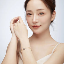 กำไลข้อมือผู้หญิง LAMY Four Leaf Flower Bracelet สีโรสโกลด์ รุ่น 2020
