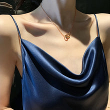 สร้อยคอผู้หญิง LAMY รุ่น Sweet Love Necklace สีโรสโกลด์ รหัส 6003