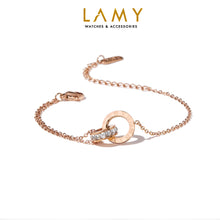 กำไลข้อมือผู้หญิง LAMY Sweet Love Unity Bracelet สีโรสโกลด์ รุ่น 2005