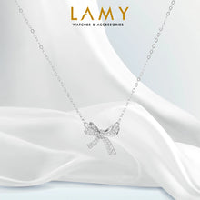 สร้อยคอผู้หญิง LAMY Bow Necklace Silver 6019