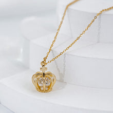 สร้อยคอผู้หญิง LAMY รุ่น Elegant Crown Necklace สีทอง รหัส 6445