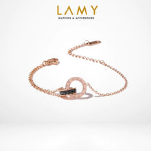 กำไลข้อมือผู้หญิง LAMY Sweet Love Unity Bracelet สีโรสโกลด์ รุ่น 2005
