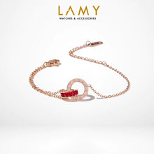 กำไลข้อมือผู้หญิง LAMY Sweet Love Unity Bracelet สีโรสโกลด์ รุ่น 2005