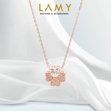 สร้อยคอผู้หญิง LAMY รุ่น Graceful Leaf Pendant สีโรสโกลด์ รหัส 6386GG